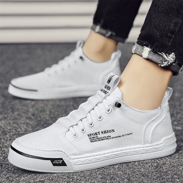 Men's Canvas Shoes Breathable Casual Skateboard Shoes - Image 4
