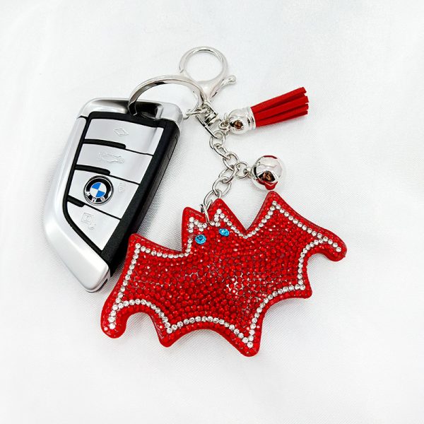 Velvet Diamond Bat Keychain Pendant - Image 3