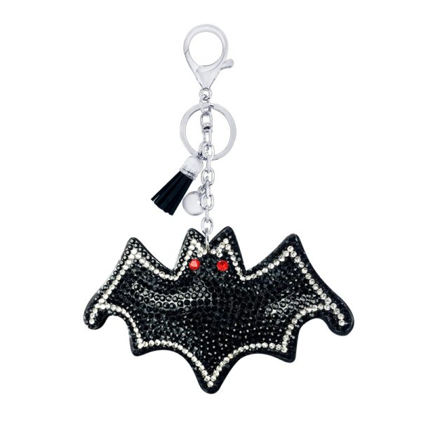 Velvet Diamond Bat Keychain Pendant - Image 4