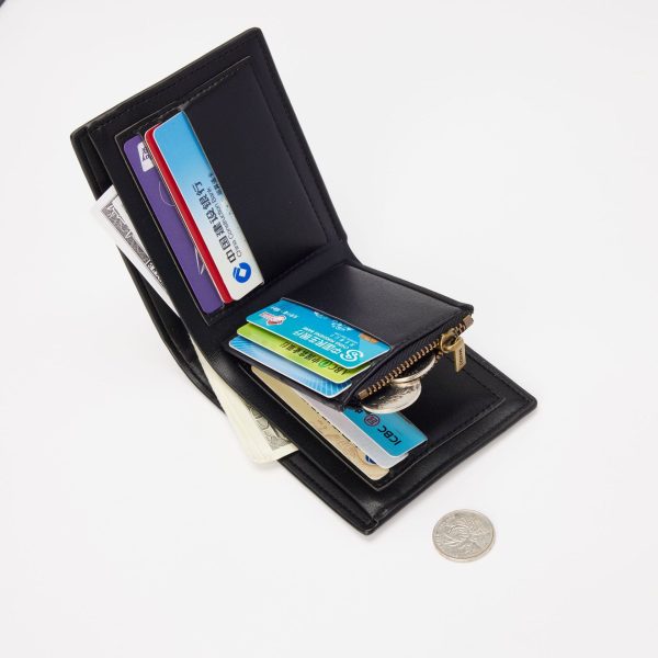 Men's Wallet Casual Cross Pattern - Image 4