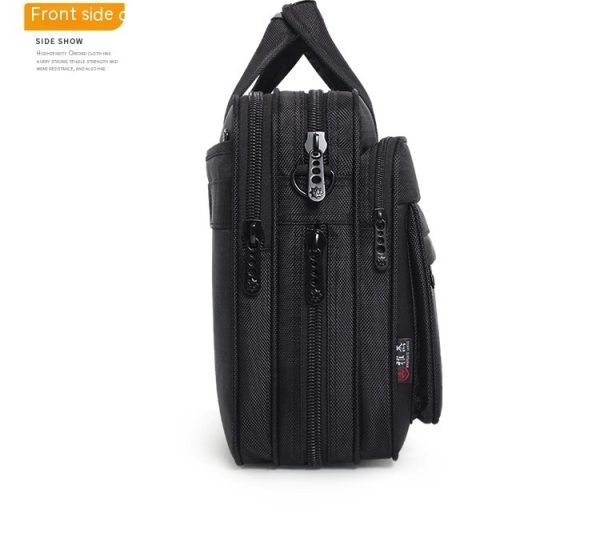 Men's Waterproof Oxford Large Capacity Briefcase - Image 8