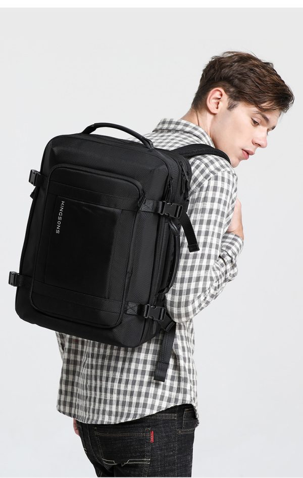 Travel Bag Multi-layer Horizontal Large Capacity Thickened Notebook Backpack - Image 9