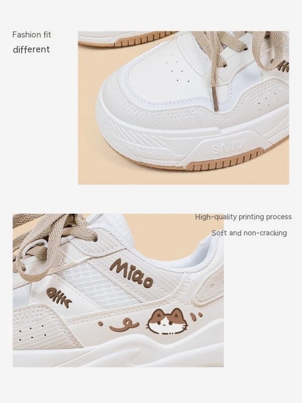 Ins Trendy All-match Niche Popular Thick Bottom Casual Sports Skate Shoes - Image 5