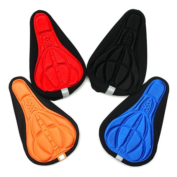 Bicycle embossed breathable mat color 3D breathable seat cover - Image 2