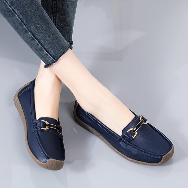 Soft Surface Comfortable Plus Size Loafers - Image 4