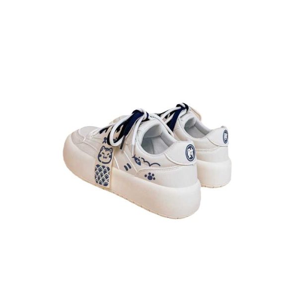 Japanese Cute Girls' Sports And Leisure Bread Shoes Design Sense - Image 5