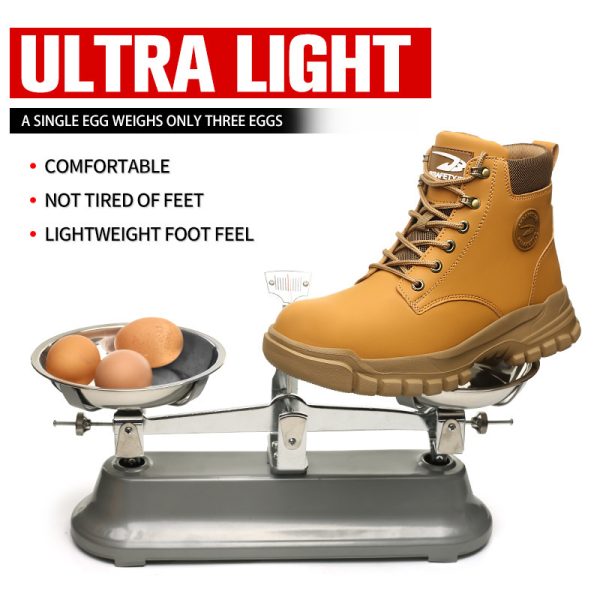 Labor Protection Plush And Warm Steel Toe Shoes - Image 6