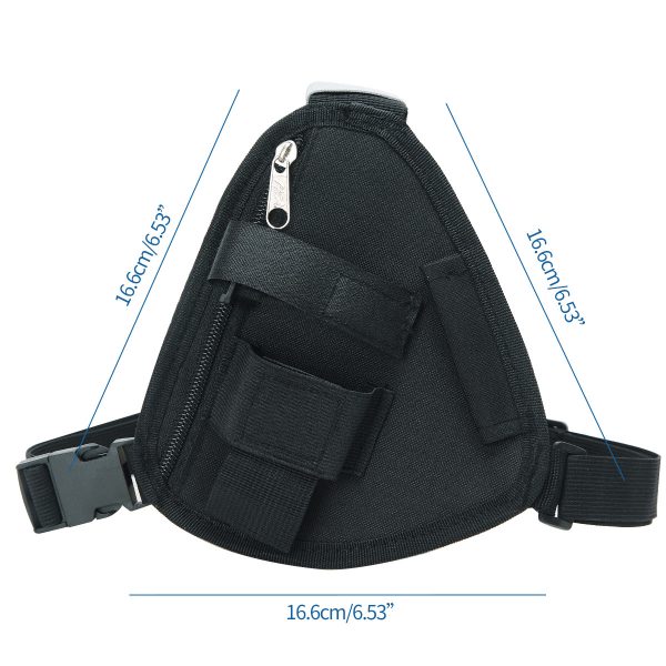Walkie-Talkie Black Triangle Backpack Multifunctional Portable - Image 5