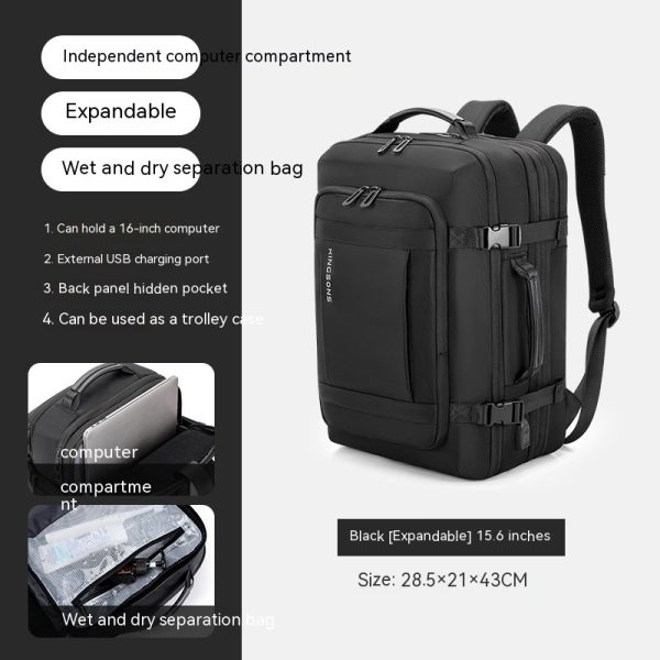 Travel Bag Multi-layer Horizontal Large Capacity Thickened Notebook Backpack - Image 5