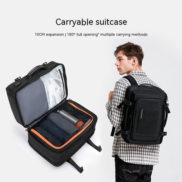 Travel Bag Multi-layer Horizontal Large Capacity Thickened Notebook Backpack - Image 3