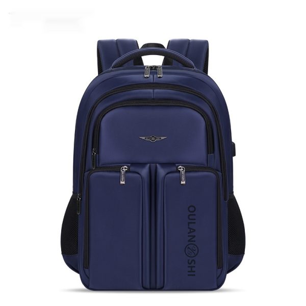 Double-layer Large Capacity Backpack Nylon Stitching - Image 4