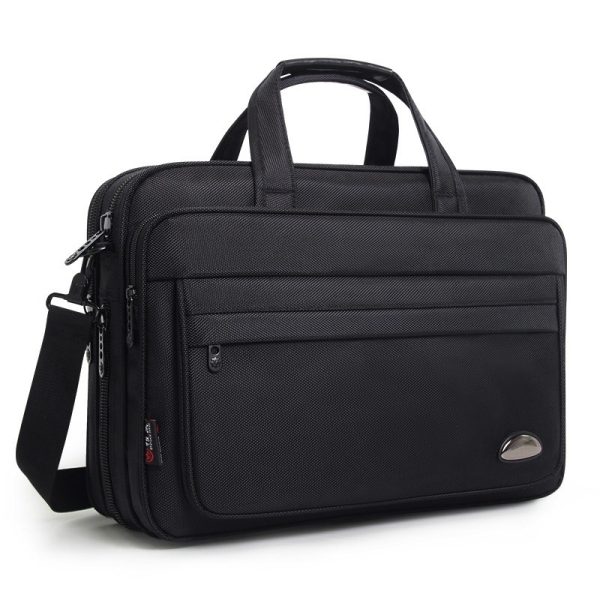 Men's Waterproof Oxford Large Capacity Briefcase - Image 2