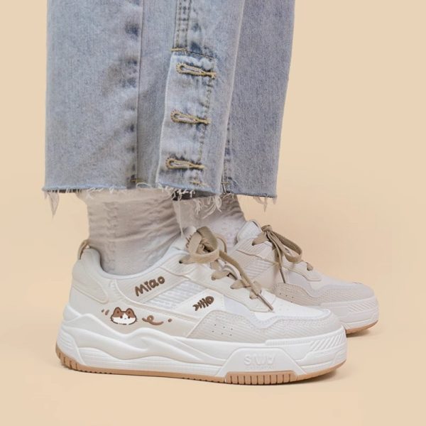Ins Trendy All-match Niche Popular Thick Bottom Casual Sports Skate Shoes - Image 3