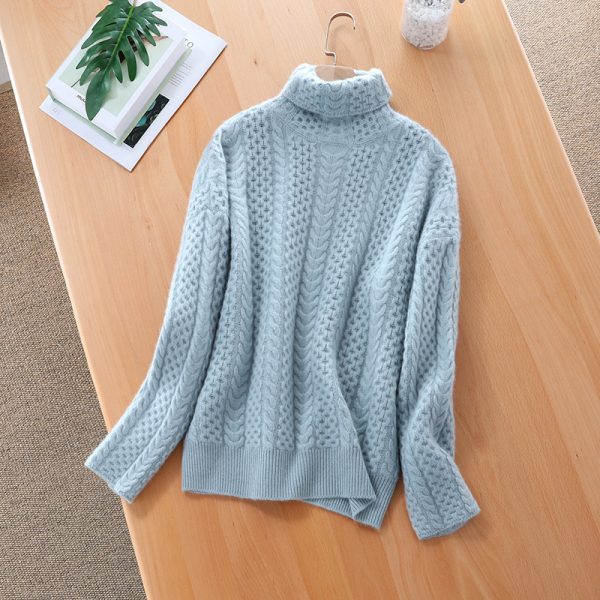 Autumn And Winter Turtleneck Woolen Sweater