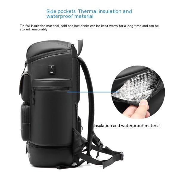 Men's Large Capacity Outdoor Waterproof Backpack - Image 4