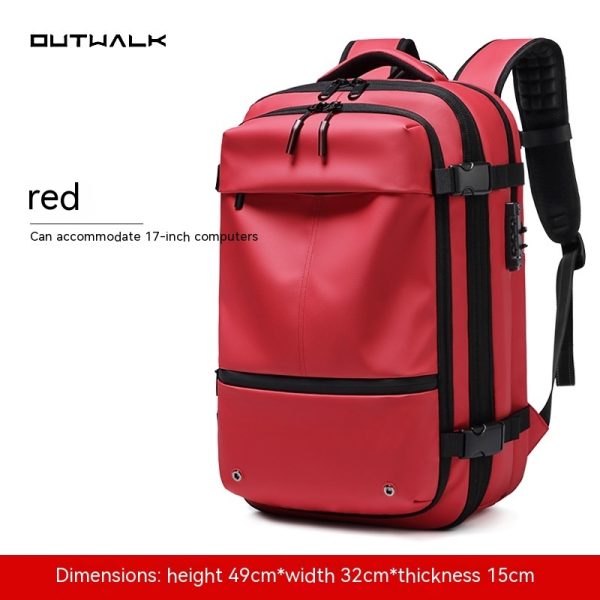 Travel Backpack Men's Business Multifunction Computer Bag Vacuum Compression Large-capacity Backpack - Image 5