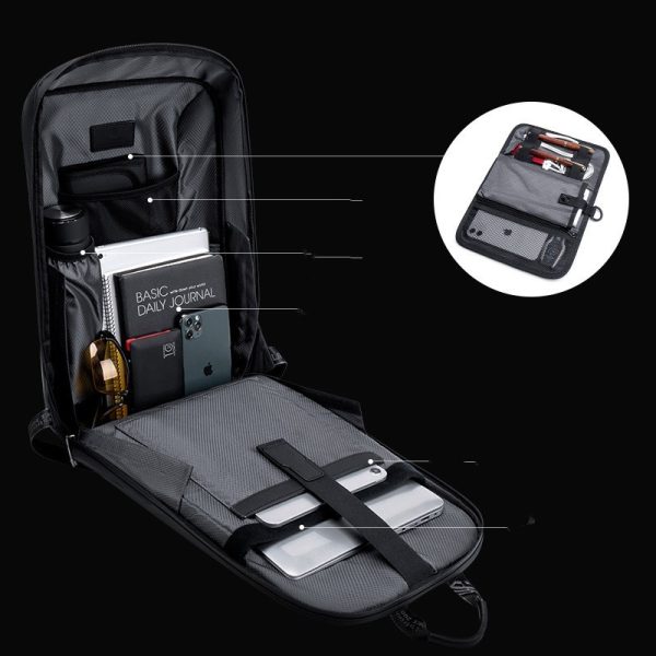 Anti-seismic Hard Shell Men's Anti-theft College Students Bag - Image 6