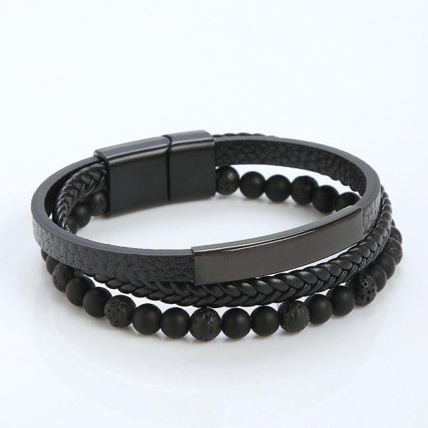 Men's Stainless Steel Bracelet Magnetic Buckle - Image 8