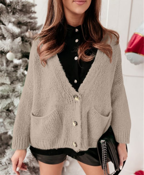 Knitted Cardigan Women Coat Temperament Commute - Image 2
