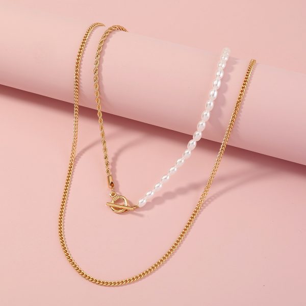 Trendy Cool Street Shot Geometry Metal Chain
