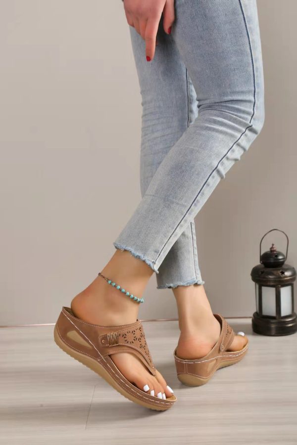 Wedge Sandals Women's Platform Roman - Image 2
