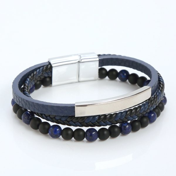 Men's Stainless Steel Bracelet Magnetic Buckle - Image 7