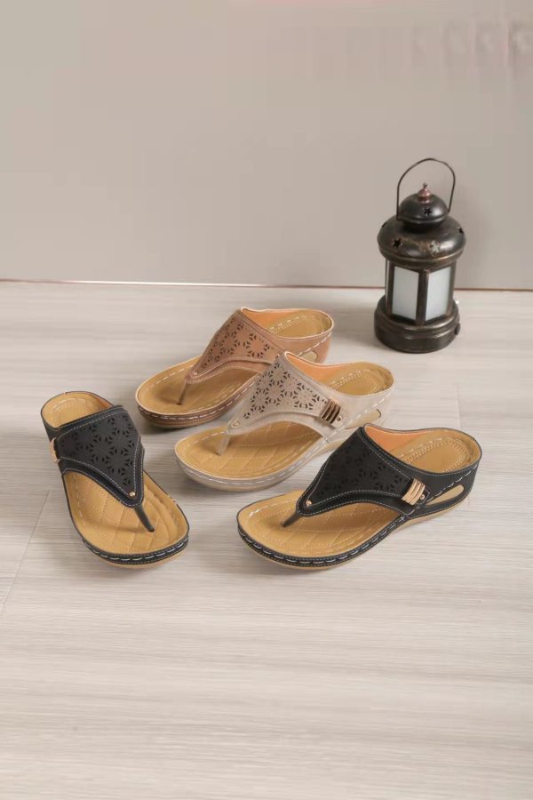 Wedge Sandals Women's Platform Roman - Image 4