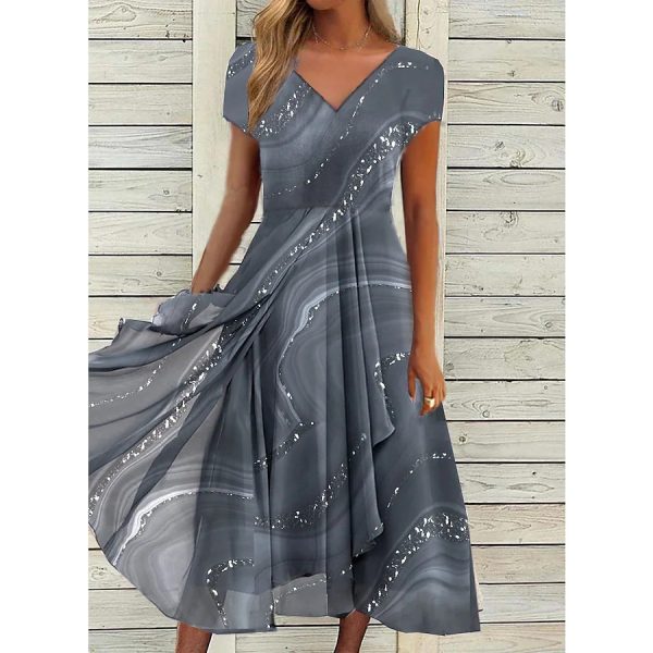 Women's Clothing Dress Urban Fashionable Knitted Stitching - Image 4