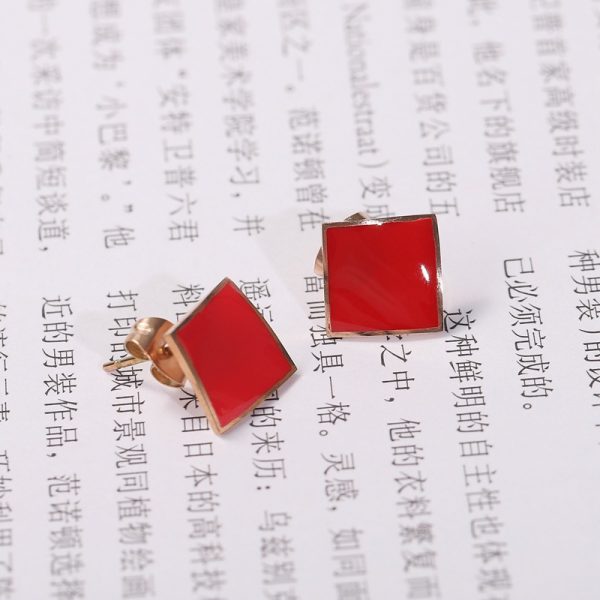 Titanium Steel Ear Studs Women's Simple Tassel - Image 6