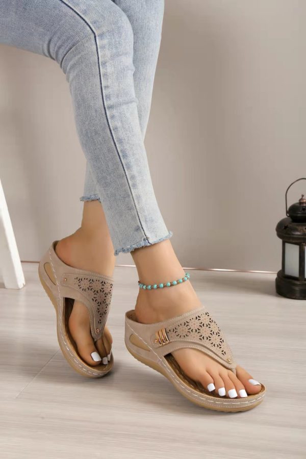Wedge Sandals Women's Platform Roman - Image 3
