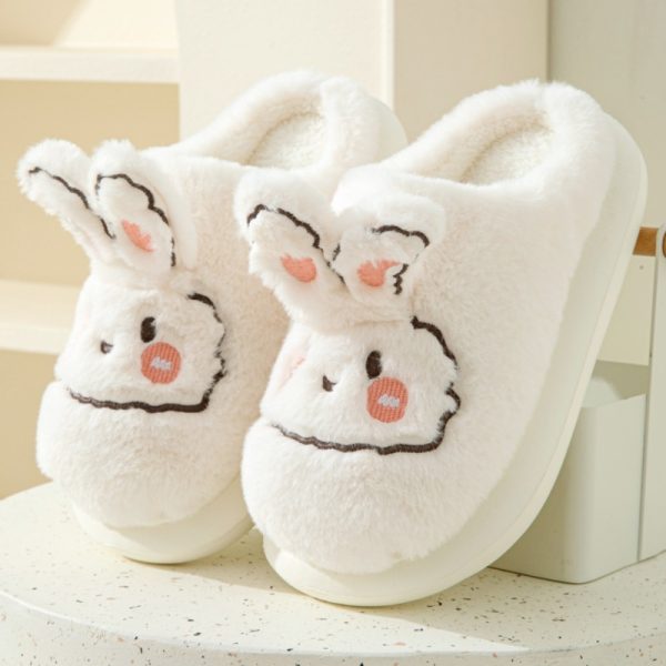 Autumn And Winter High Heel Thick-soled Cotton Slippers - Image 7
