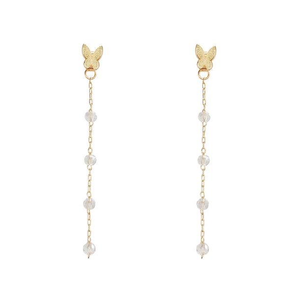 Butterfly Tassel Earrings Female Long Wild Temperament - Image 8