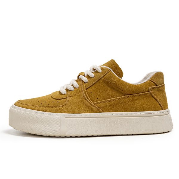Harajuku Style For Students Sports Casual Lace-up Suede Shoes - Image 5