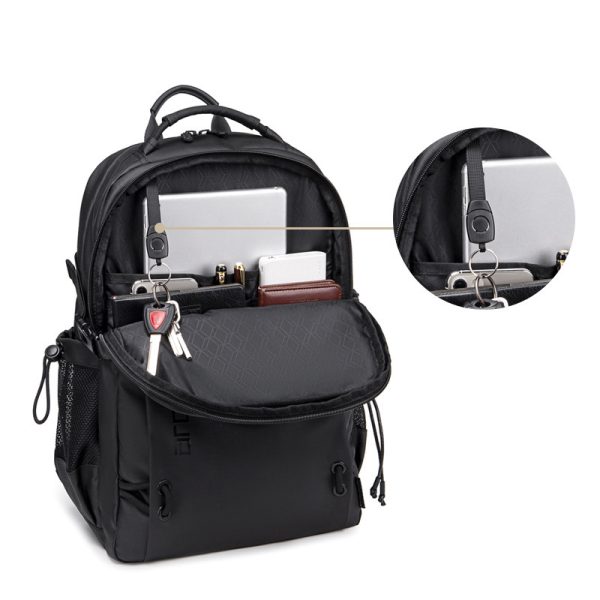 Large Capacity Men's Waterproof Daily Commuter Backpack - Image 6