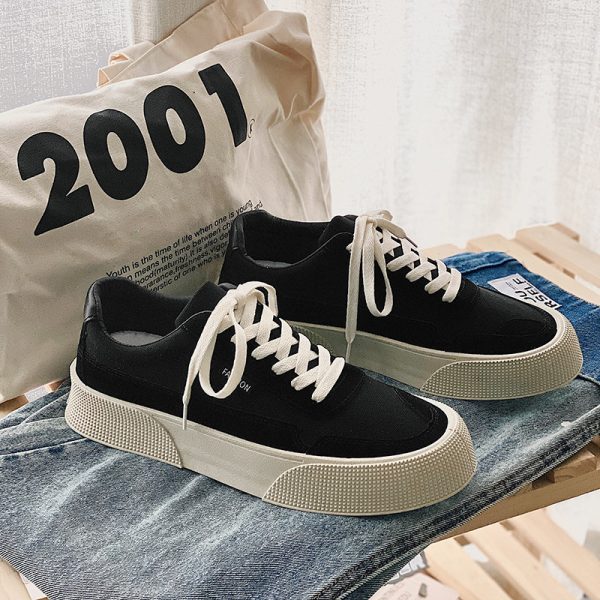 Low-top Platform Sneakers Casual Breathable Comfortable Student Sneakers - Image 8