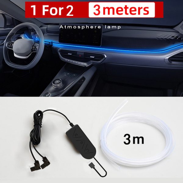 Car USB Atmosphere Light Modification Center Control Instrument Panel - Image 2