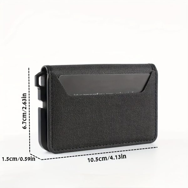 Men's Ultra-thin Metal EDC Leather Wallet - Image 7