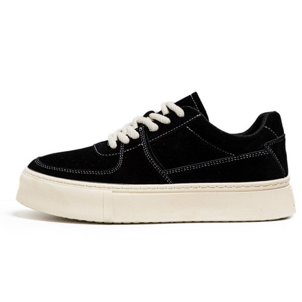 Harajuku Style For Students Sports Casual Lace-up Suede Shoes - Image 7