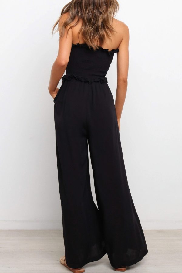 European And American Leisure Loose Sleeveless Jumpsuit - Image 5