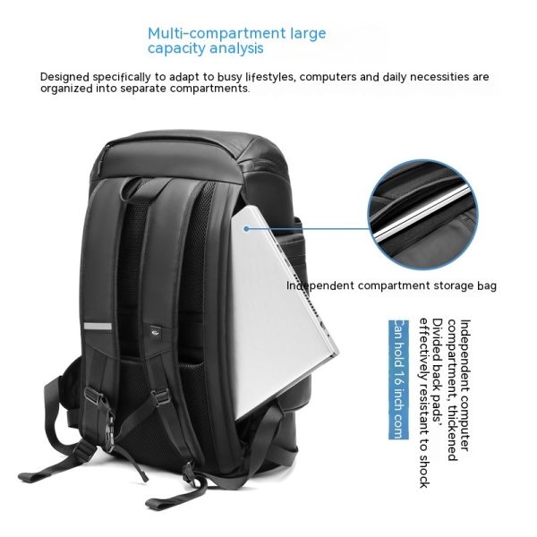Men's Large Capacity Outdoor Waterproof Backpack - Image 3