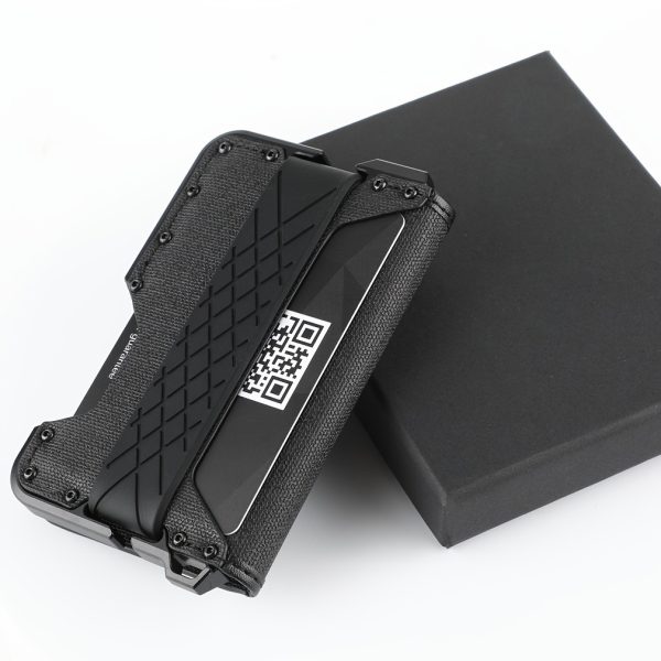Men's Ultra-thin Metal EDC Leather Wallet - Image 5