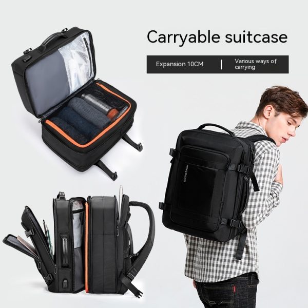 Travel Bag Multi-layer Horizontal Large Capacity Thickened Notebook Backpack - Image 2