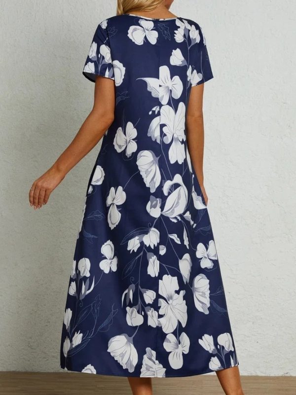Printing Dress European And American Women's Clothing Fashion Long Skirt - Image 4